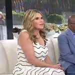 Jenna’s beige leather heel sandals on Today