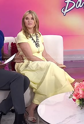 Jenna's knotted leather heel sandals on Today