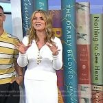 Jenna’s beige leather heel sandals on Today