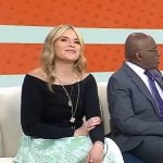 Jenna’s beige leather heel sandals on Today