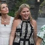 Jenna’s black floral peplum top on Today