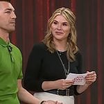 Jenna’s floral embroidered lace skirt on Today