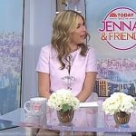 Jenna’s knotted leather heel sandals on Today