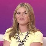 Jenna’s white statement necklace on Today