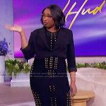 Jennifer’s black studded dress on The Jennifer Hudson Show