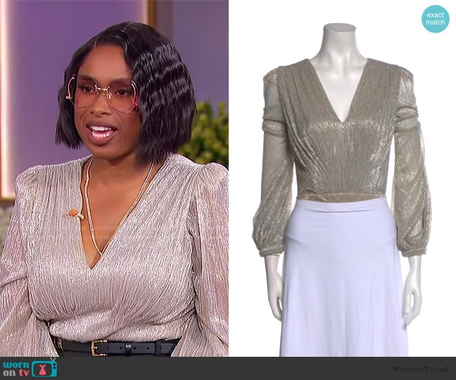 Patbo V-Neck Bodysuit worn by Jennifer Hudson on The Jennifer Hudson Show