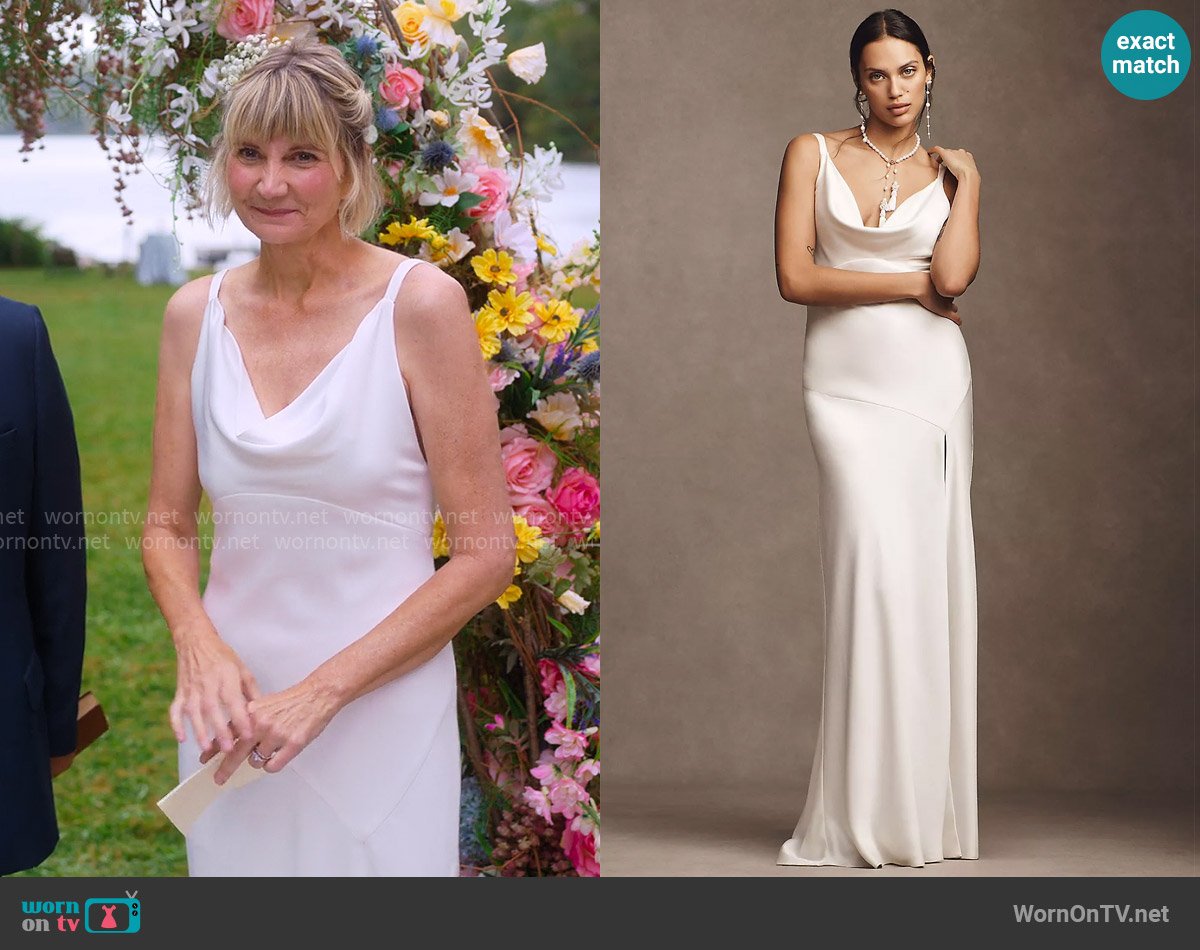 Jenny Yoo Mae Gown worn by Anne (Kerri Kenney) on The Four Seasons