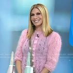 Jill’s pink knit cardigan on Today