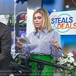 Jill’s green sequin skirt on Today
