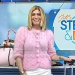 Jill’s pink knit cardigan on Today