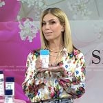 Jill’s white floral shirt on Today