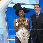 June Ambrose’s jewel button tulle dress on Today