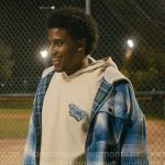 Justin’s Free & Easy hoodie and plaid jacket on Forever