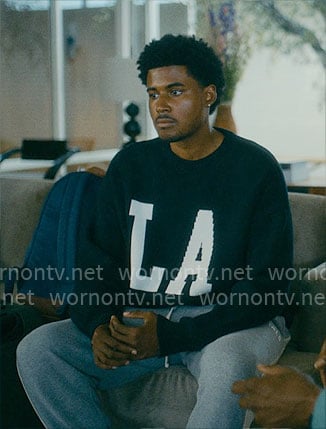 Justin's black LA sweater on Forever