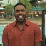 Justin’s eyelet shirt on E! News