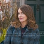 Kate’s blue checked coat on The Four Seasons