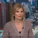 Kate’s brown v-neck cardigan on NBC News Daily