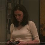 Kate’s white ribbed sweater on You