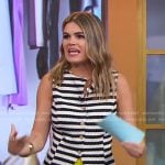 Kathy Buccio’s striped knit vest on Good Morning America