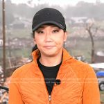 Kathy Park’s orange quilted jacket on Today