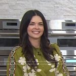 Katie Lee Biegel’s green floral blouse on Today