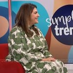 Katie Sturino’s poppy print dress on NBC News Daily