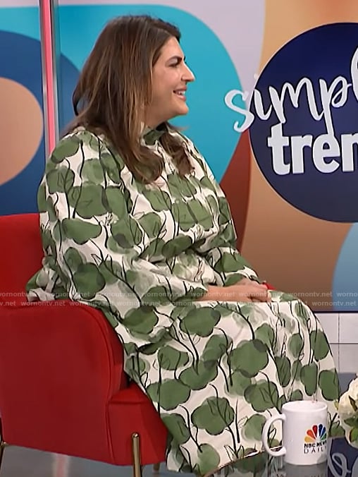 Katie Sturino’s poppy print dress on NBC News Daily