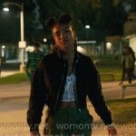 Keisha’s floral corset top on Forever