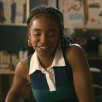 Keisha’s cropped striped polo top on Forever