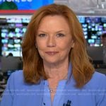 Kelly O’Donnell’s blue floral blouse and jacket on Today