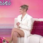 Kelsea Ballerini’s white draped blazer dress on Today