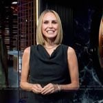 Keltie’s black cowl neck mini dress on E! News