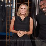 Keltie’s black cowl neck mini dress on E! News