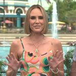 Keltie’s floral print smocked front dress on E! News