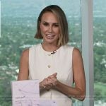Keltie’s white layered mini dress on E! News