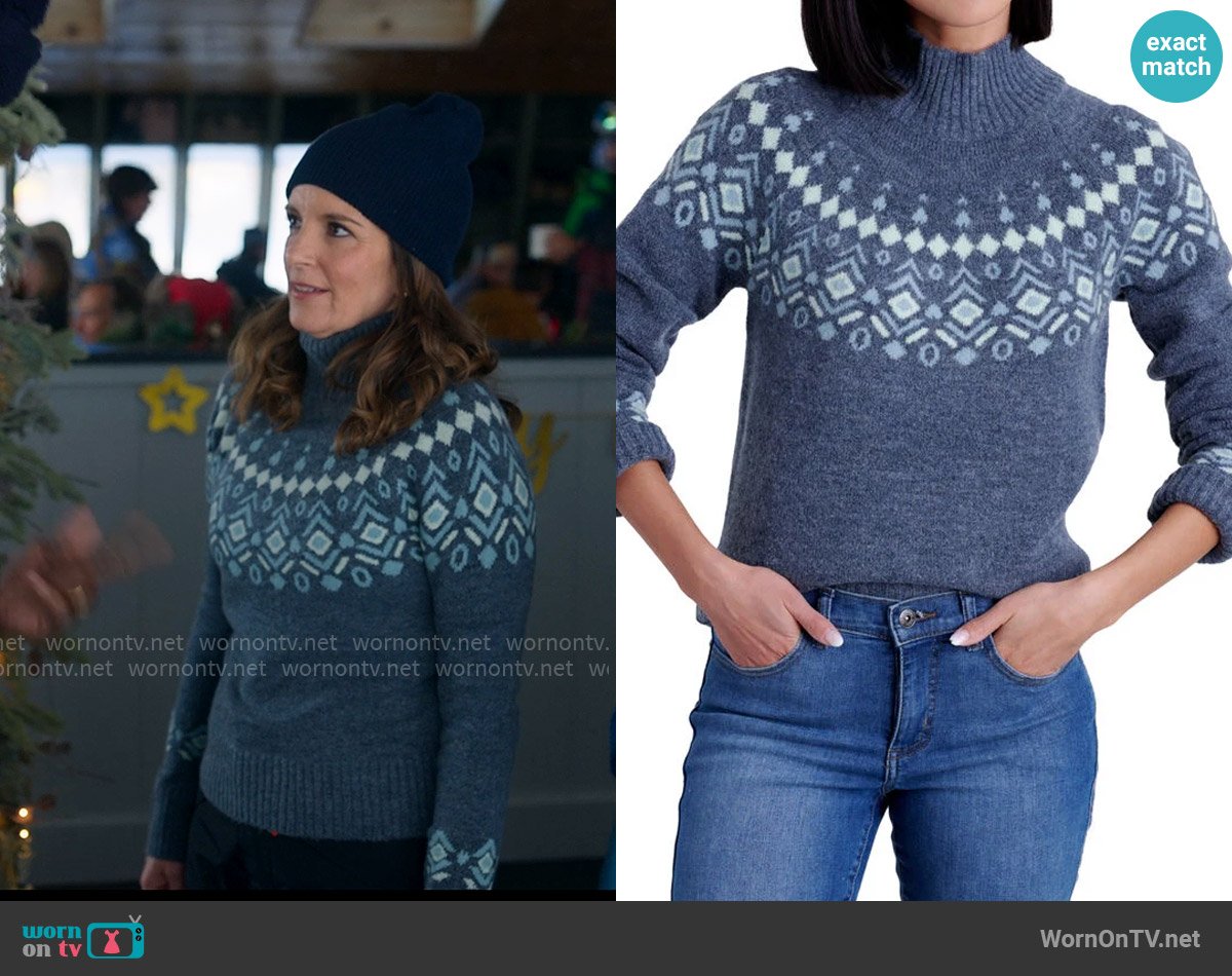 Khule Alpina Sweater worn by Kate (Tina Fey) on The Four Seasons