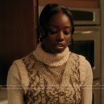 Kiesha’s knit vest on The Chi
