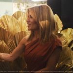 Kit Hoover’s one shoulder dress on The Studio