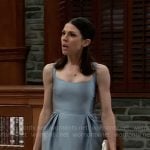 Kristina’s blue 2025 Nurses Ball dress on General Hospital