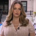 Kristina Rex’s cable-knit dress on CBS Mornings