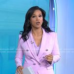 Laura’s pink blazer and pants on Today