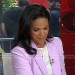 Laura’s pink blazer and pants on Today