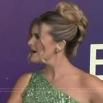 Lauren Herbert’s green sequin gown on Access Hollywood