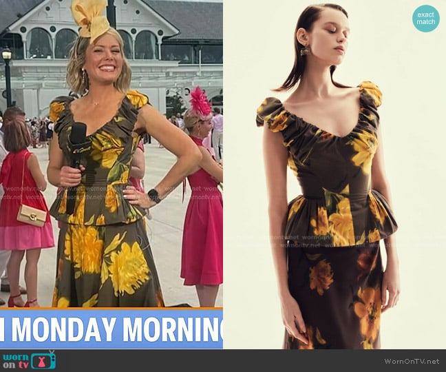 Lela Rose Pre-Fall 2025 Collection worn by Dylan Dreyer on Today