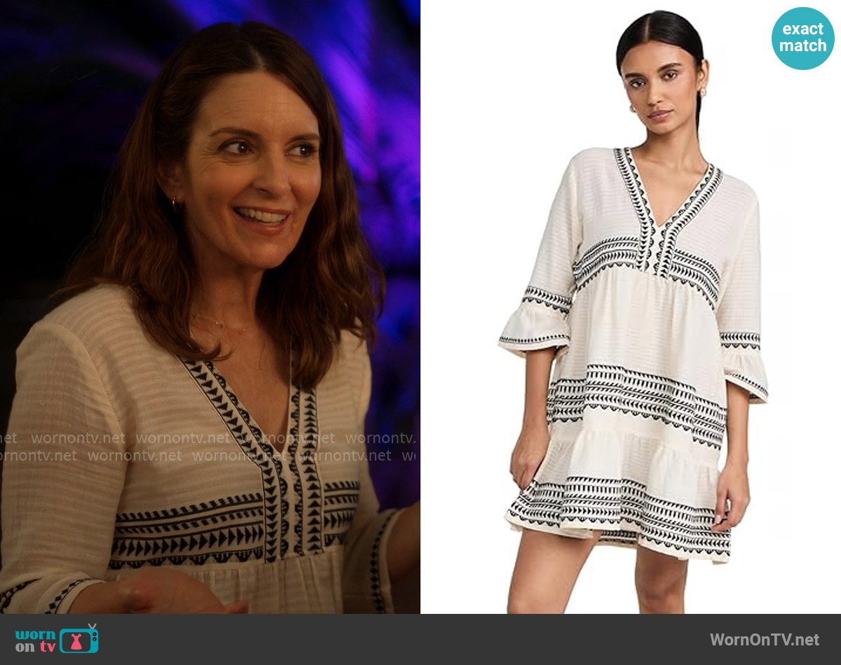 LemLem Hanna Dress worn by Kate (Tina Fey) on The Four Seasons