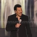 Lionel Richie’s black layered jacket on American Idol