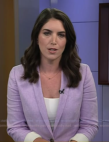 Liz's lilac blazer on Today