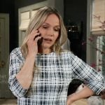 Lulu’s plaid top on General Hospital