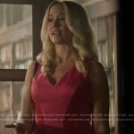 Maddie’s pink two-tone sheath dress on You