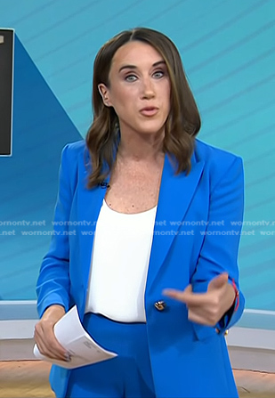 Maggie’s blue blazer on Today